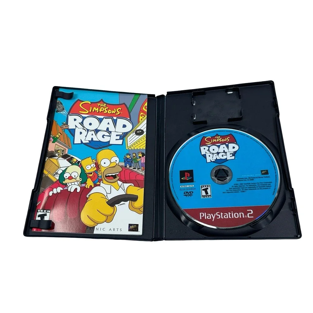 The Simpsons Road Rage Sony PlayStation 2 PS2 Greatest Hits Racing Game CIB